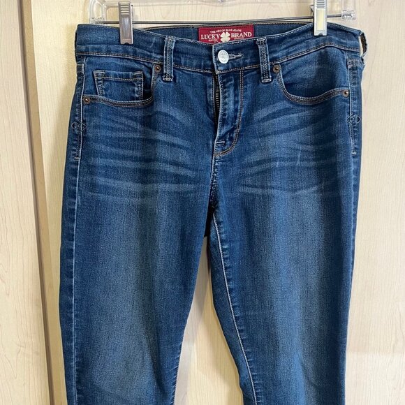 Lucky Brand Denim - Lucky Brand Womens Blue Jeans - Sofia Straight Size‎ 6/28 Medium Wash Denim